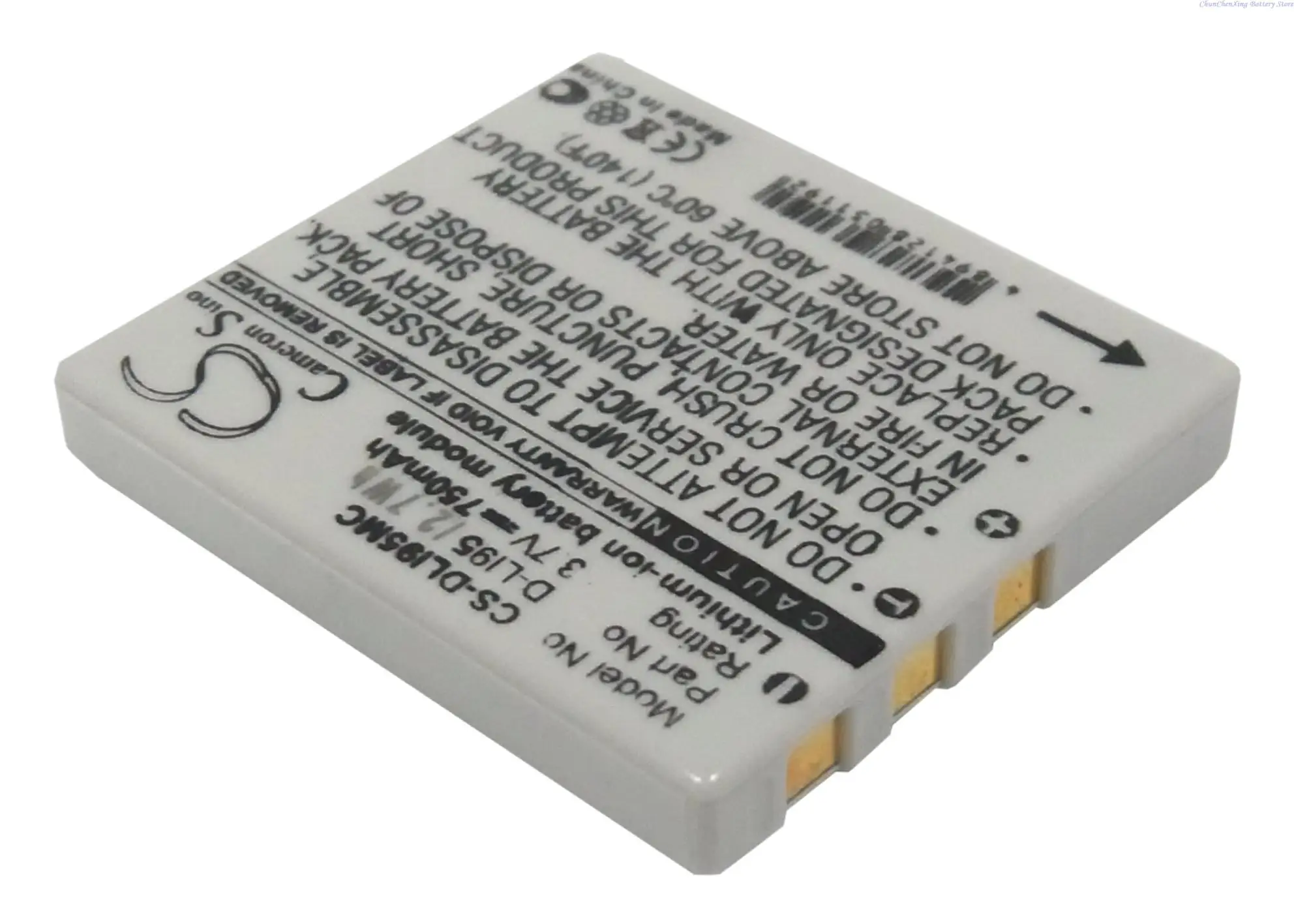 

2026 NEW 3.7V 700mAh Camera Battery D-LI95 for Pentax Optio E75, Optio M85, Optio E85