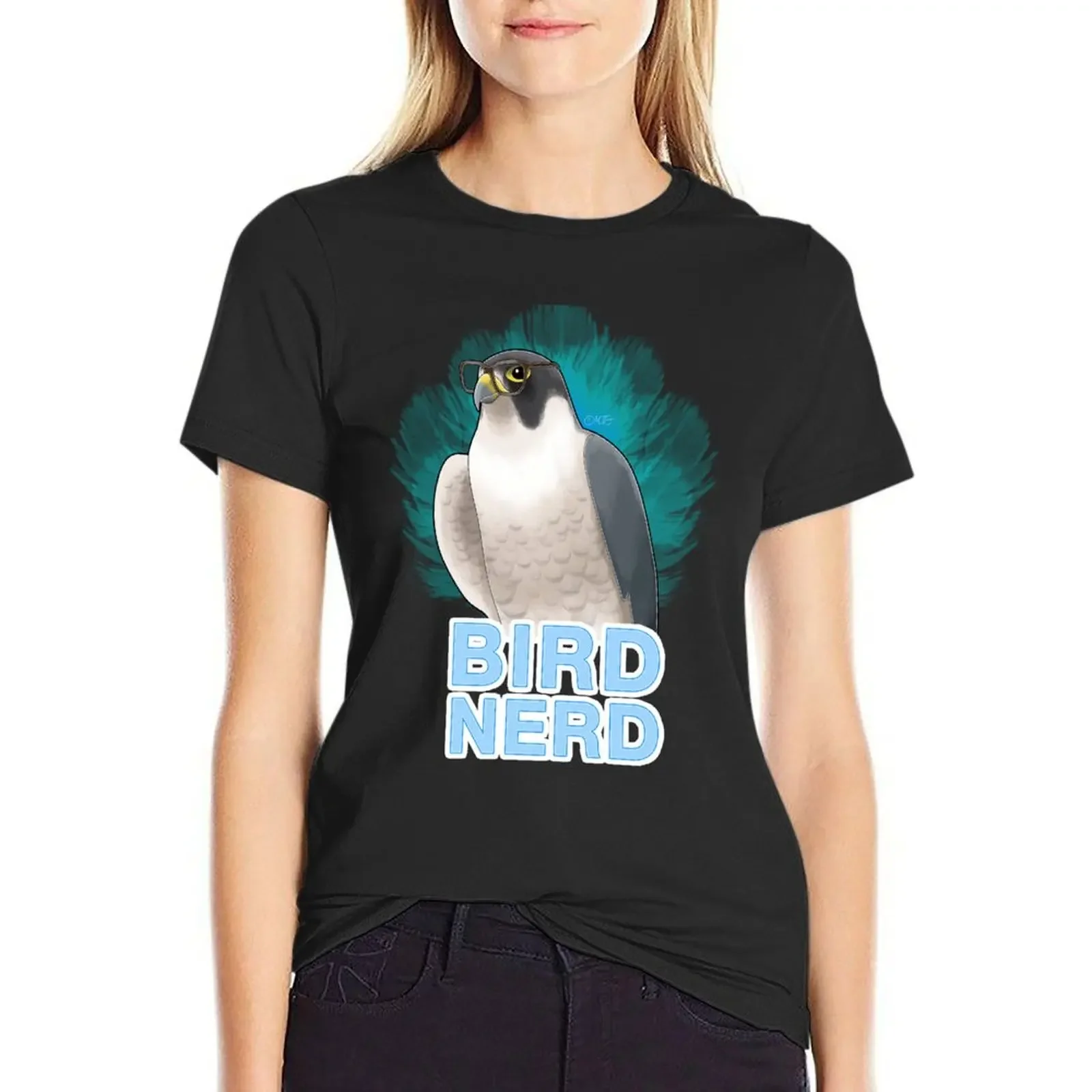 

Bird Nerd T-Shirt summer tops animal prinfor animal print oversized new edition t shirts for Women