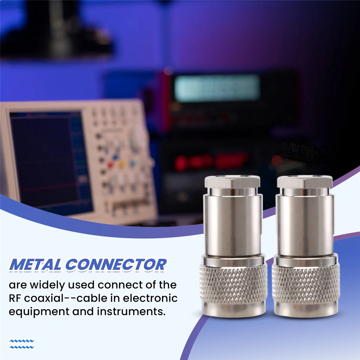 2 ชิ้น N ประเภทชายแคลมป์ RG8 LMR400 RG165 RG213 7D-FB RF เชื่อมต่อโคแอกเซียล