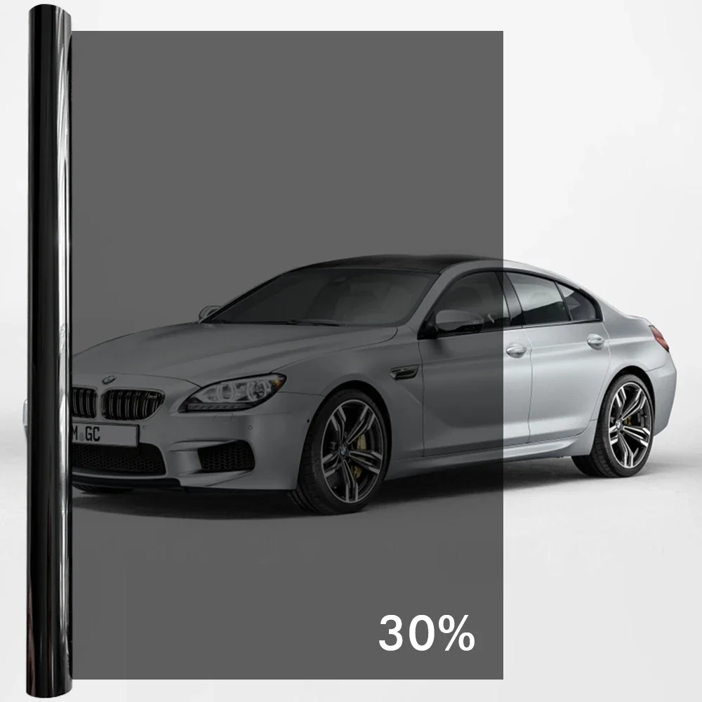 1 Rolle 50x3m Schwarze Autofenster-Tönungsfolie Glasaufkleber VLT 1%-70% Sonnenschutz Fenstertönung Solar-UV-Schutzfolien Aufkleber – Detail 15