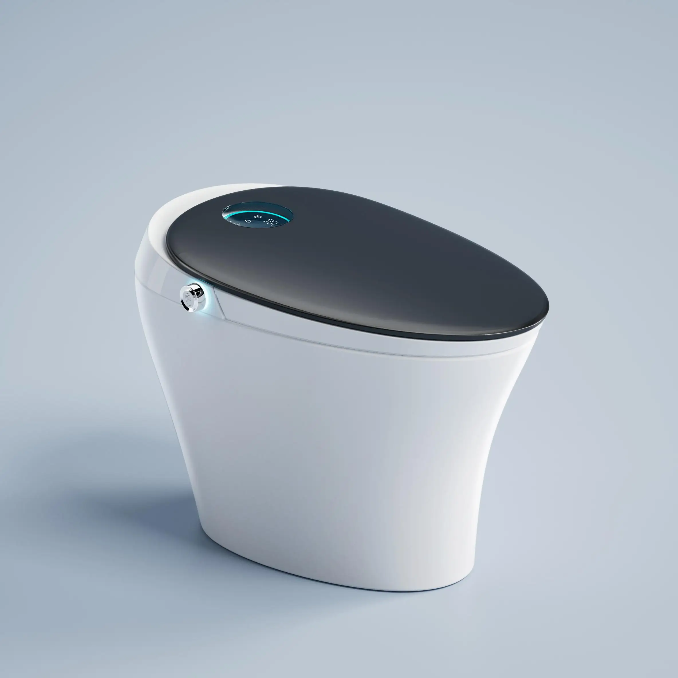 

Intelligent Library H-051 Model CW Floor Mounted Automatic Flush Electric Toilet Bathroom Ceramic Intelligent Smart Toilets