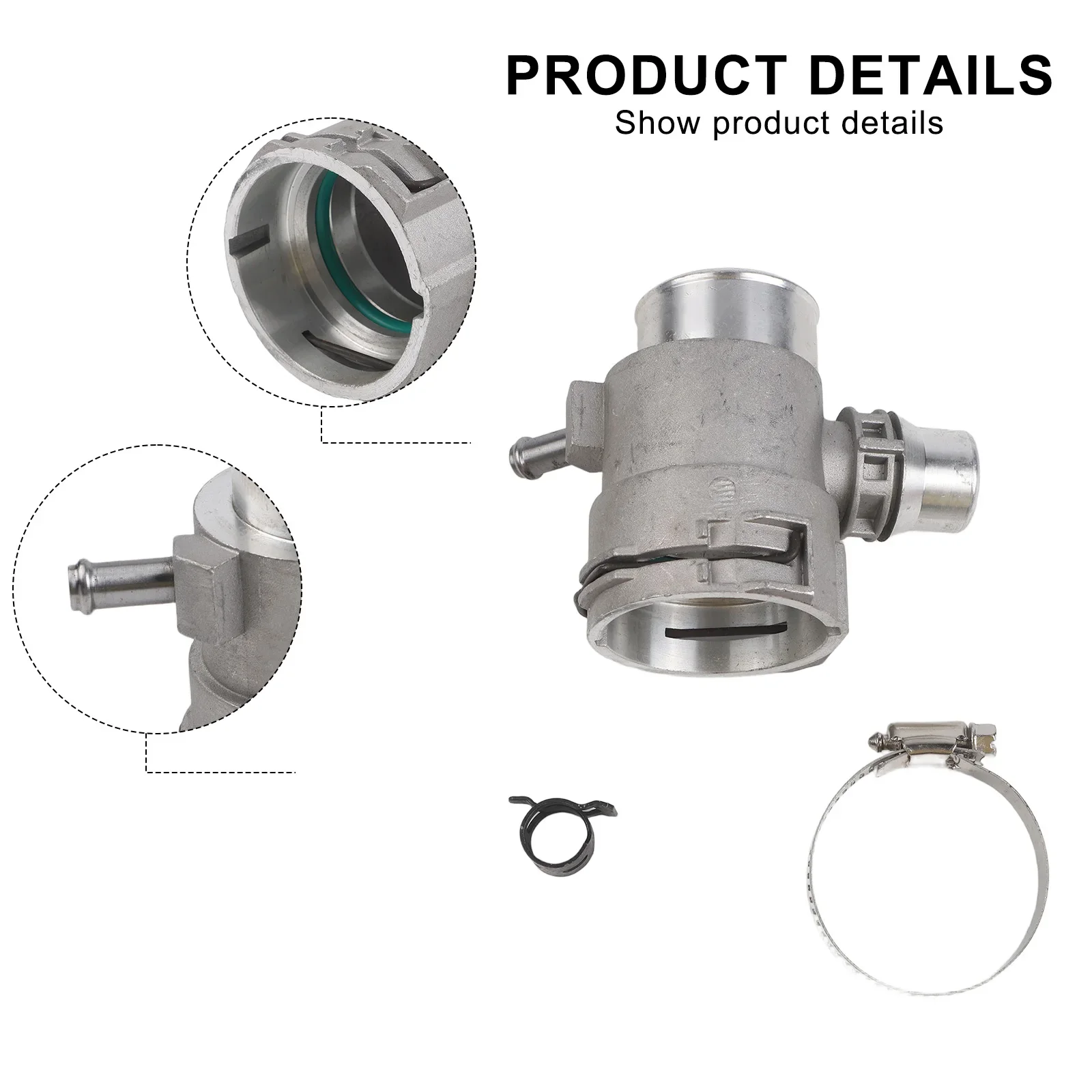 Automotive Upper Hose Connection Tank Connector 76224 For 51 17127619684 For BMW For 5 Series F18