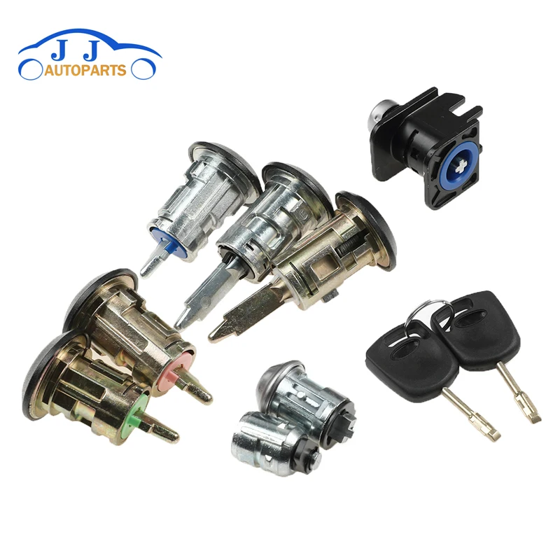 2T1A-V22050-AD 2T1AV22050AD 4425134 Door Lock Ignition Lock Complete Kit For 2002-2013 Ford Transit Connect Car Accessories