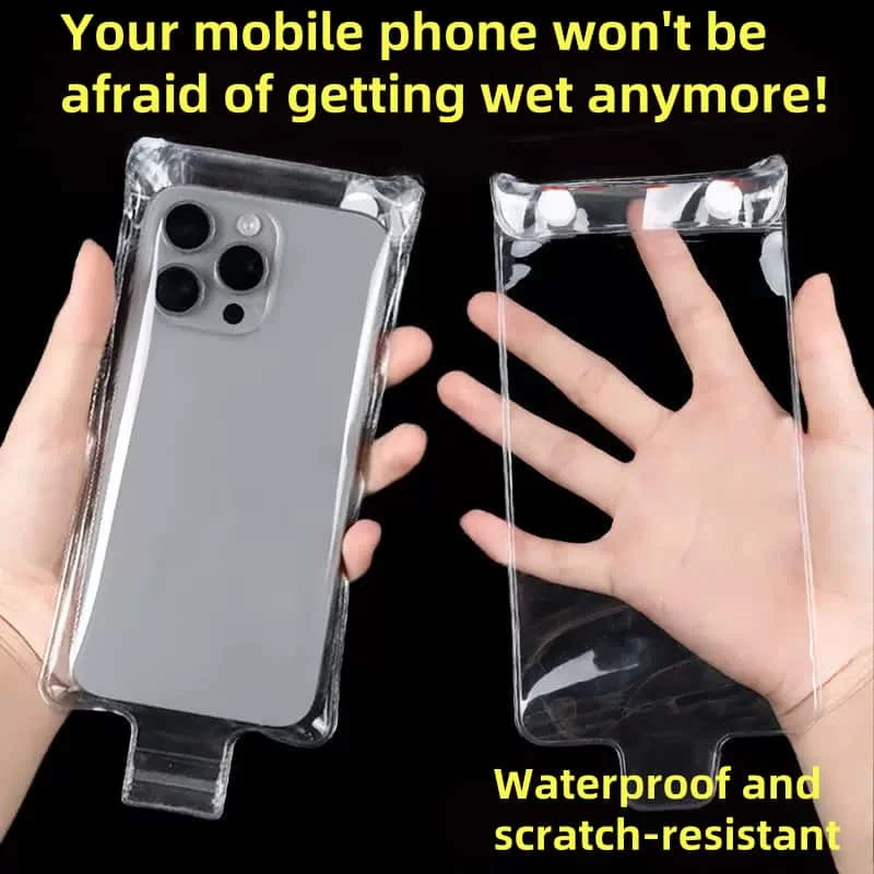 10/5-Piece Cycling Phone Rain Cover Set - High-Quality Phone Pouch, Essential for Cycling in Wet Weather