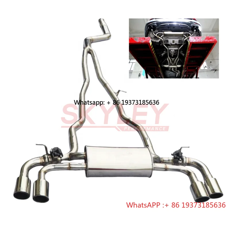 

SKYLEY Performance выхлопная система для Bmw 540i G30/g31/g38 B58 3,0t Ss304 Catback клапан выхлопная система автомобильные аксессуары