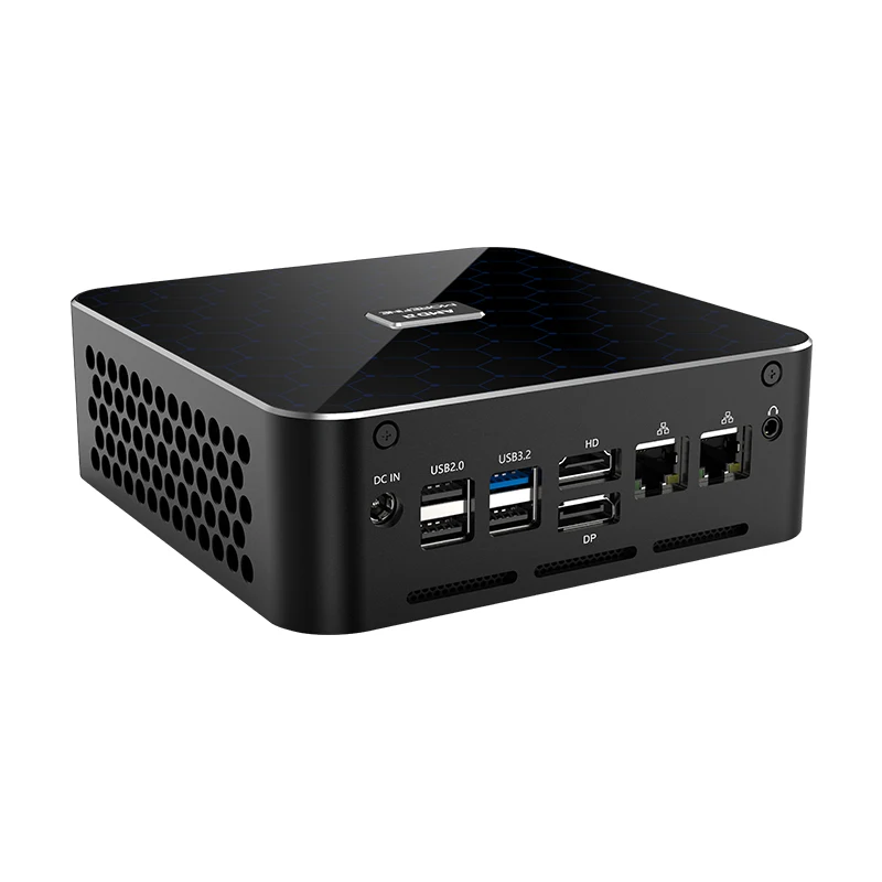 Mini PC da gioco con Ryzen9 7940HS 2x DDR5 4800MHz 2x M.2 NVME Pcie4.0 2x2.5G supporto LAN WIFI6 Bluetooth HDMI2.1 Computer di tipo C