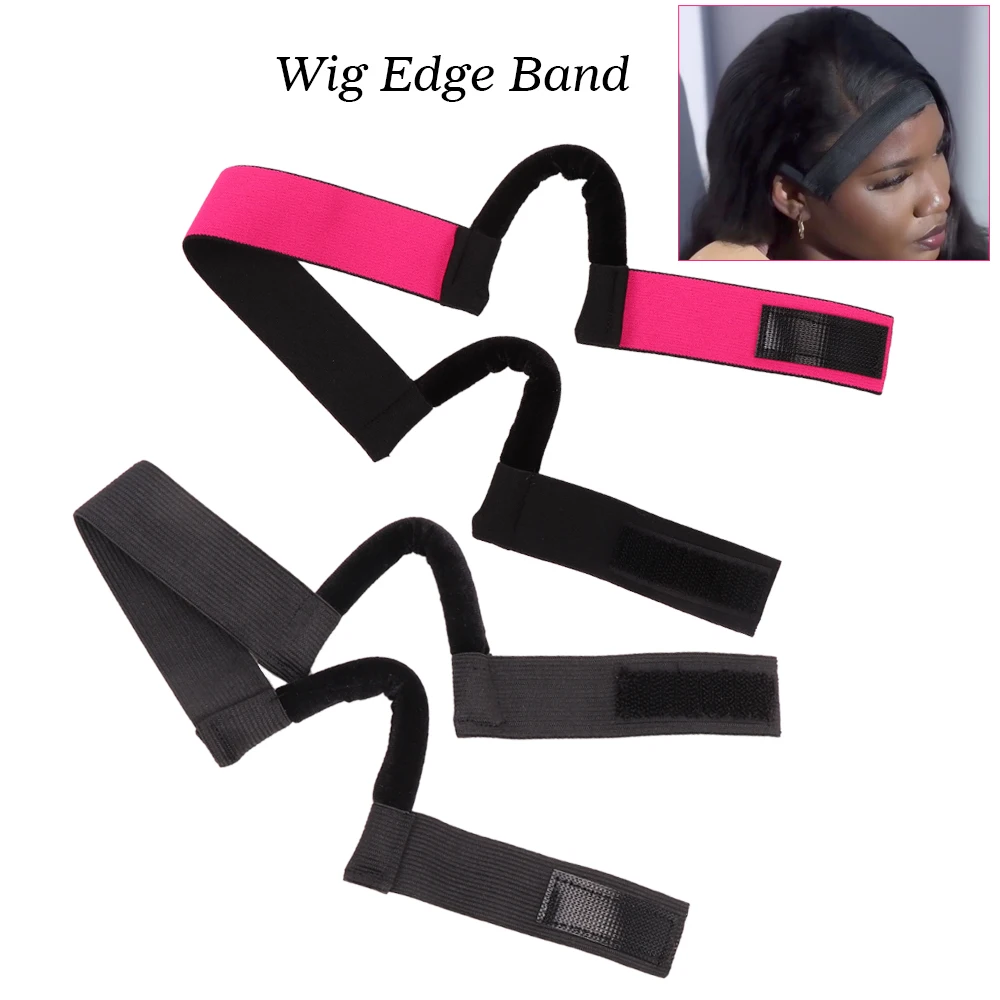 

New Arrival Double Sided Plush Elastic Band 1Pcs Wig Band With Ear Cut Outs Pain-Free Ear-Free Meltband Wig Install Tools