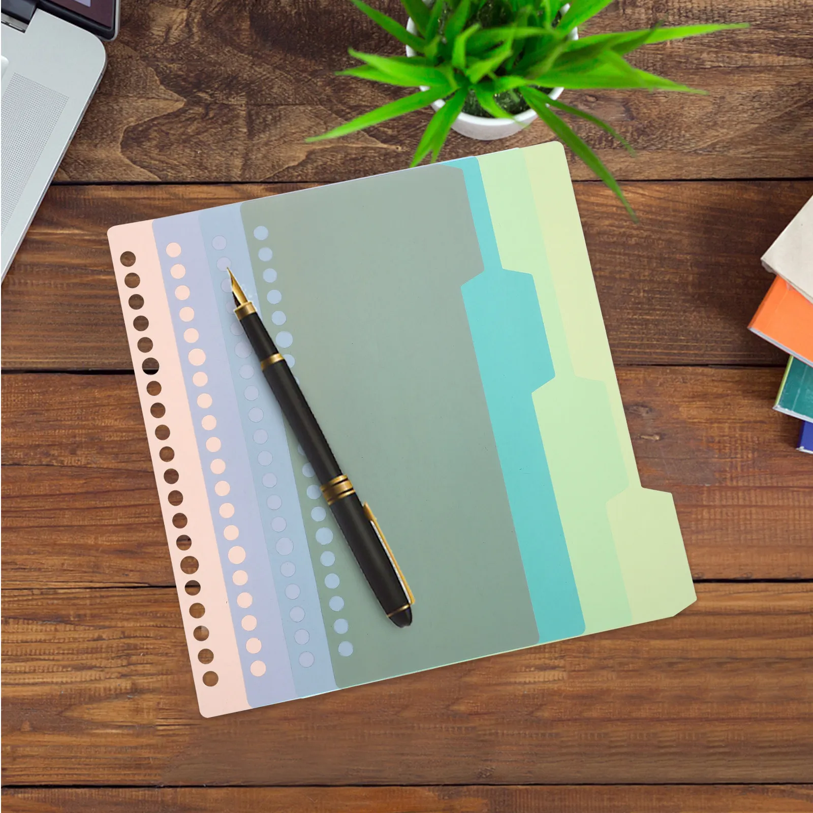 

32Pcs Index Dividers PP Material Colored Binder Tabs for Notebooks Journals Presentations Reports Quick Organization