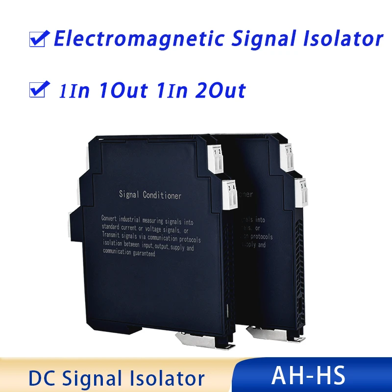 

Изолятор электромагнитного сигнала, выход 4–20 мА, 0–10 В, ультратонкий передатчик, 1 вход, 1 выход, 2 выхода, изолятор напряжения тока
