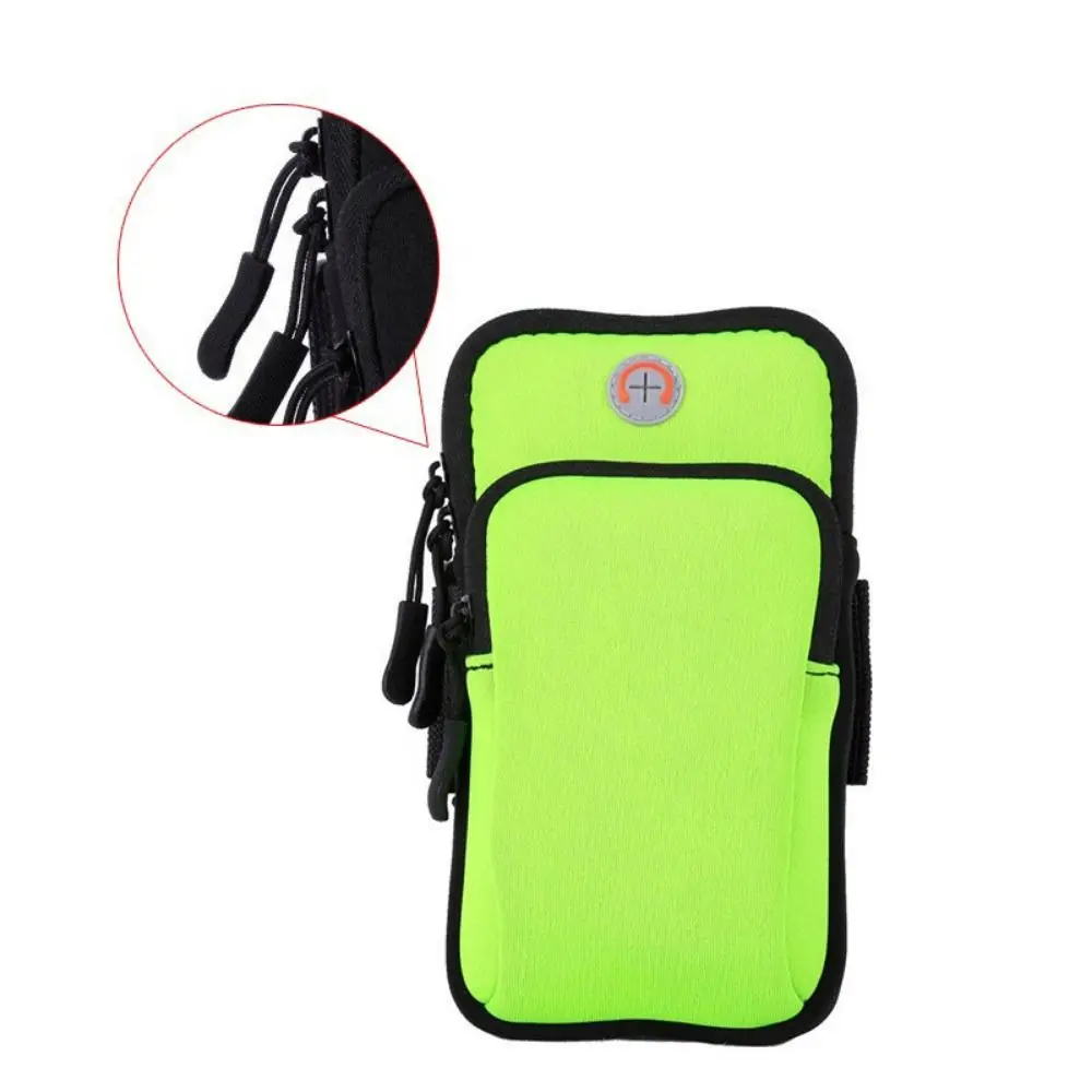 Neoprene Sports Armband Phone Case Breathable Mesh Waterproof With Headset Hole Black Blue Green Running Accessories Universal