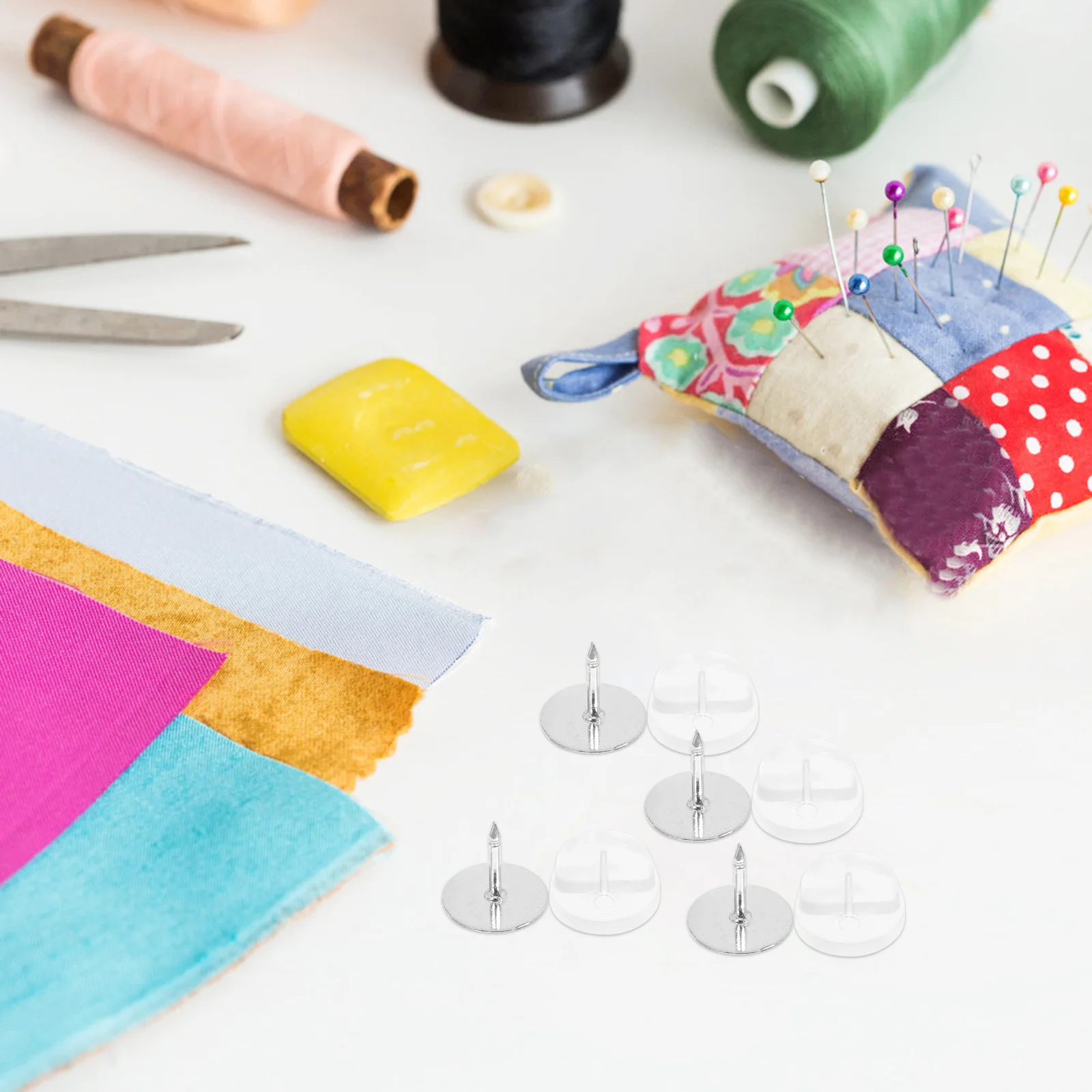 100 مجموعات دبوس ظهورهم المطاط الشفاف قفل حفظة سهلة التركيب لشارات دبابيس المينا دبابيس المشاريع الحرفية