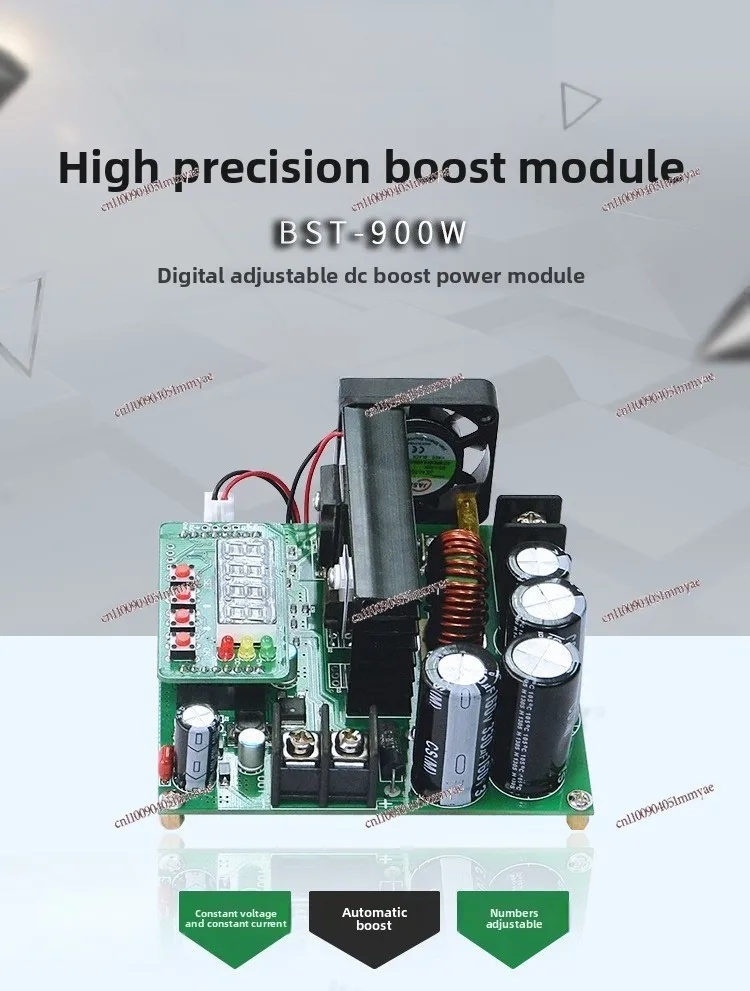 BST-900W CNC Adjustable DC Step-Up Boost Module Regulated Power Supply 0-120V 10A Constant Voltage Current Battery Charger
