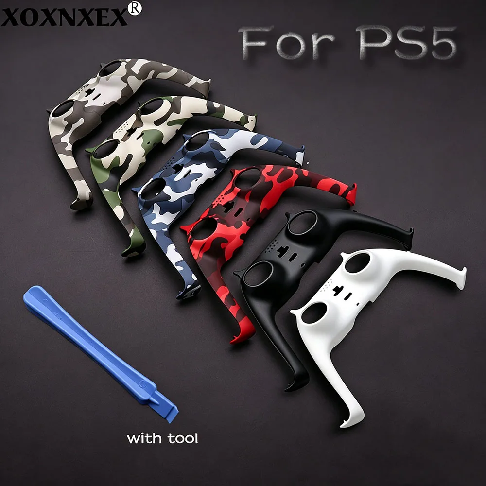 Camouflage Controller Joystick Handle Decorative Strip Accessories for PS5 Gamepad Handle Decoration Strip Gamepad Shell Cover