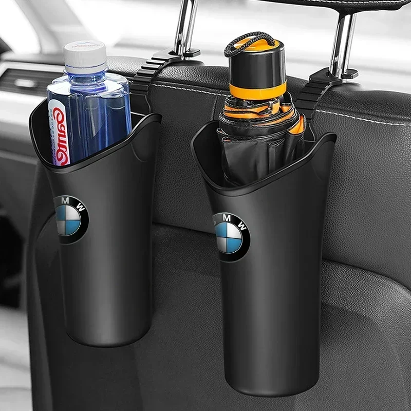 1/2Pcs Car Styling Car Storage Box Umbrella Garbage Organizer Bucket For BMW E61 E81 E87 1 2 3 4 5 6 7 Series X1 X3 X4 X5 X6 X7