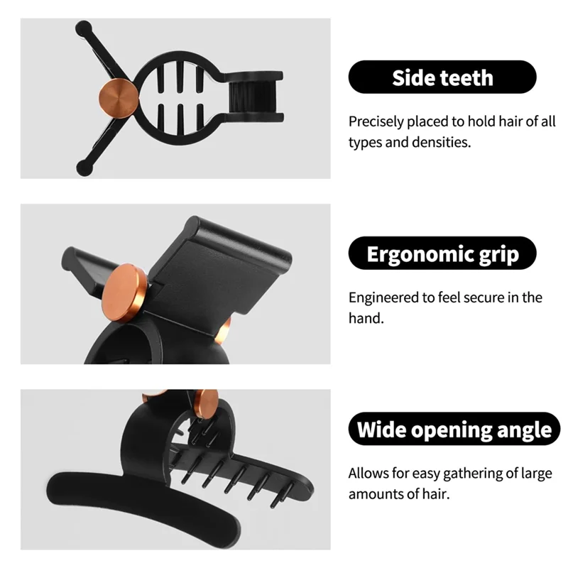 BAAM-4 قطع لمشابك الشعر دايسون اير راب، 2 واسعة و2 قبضة مضادة للانزلاق، الجزء رقم 973267-01 لتصفيف الشعر باللون الأحمر الوردي