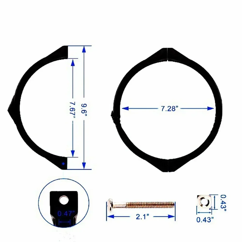 1pcs Pool Pump Clamp Belts For S144T Pro Series Filters 18.5CM PVC Swimming Pool Sand Filter Valve Replacement Parts