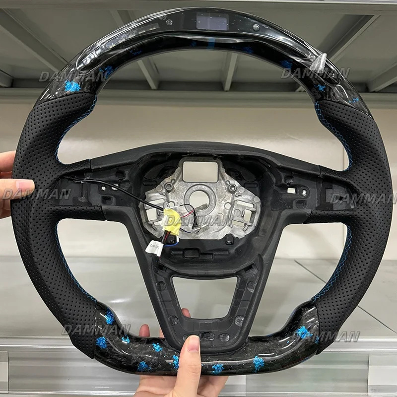 

LED Forged Carbon Fiber For Seat Leon ST 5F mk3 Ateca Arona 2013 2014 2015 2016 2017 2018 2019 2020 Seat Ibiza Steering Wheel