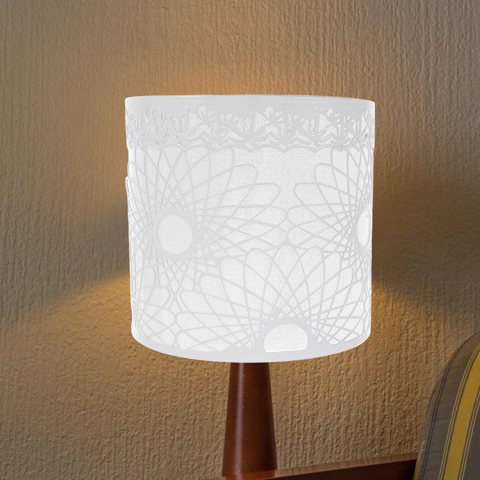 

Iron Lampshade White Cylinder Pendant Wall Light Shade Modern Metal Decorative Hallway Table Ceiling Lighting Replacement Cover