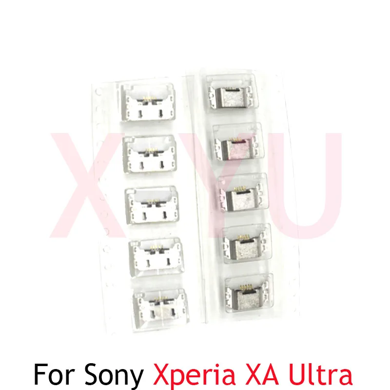 

10PCS For Sony Xperia XA Ultra C6 F3211 F3212 F3213 F3215 F3216 Micro USB Plug Charging Port Connector Socket