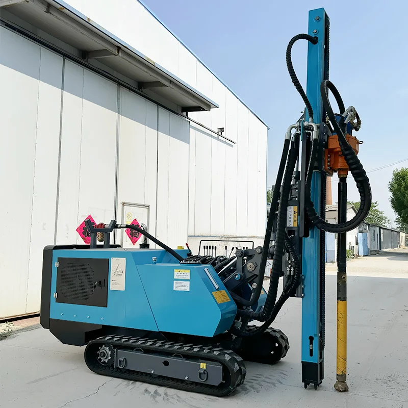 Plataforma de perforación de minas de obstrucción RLD220A personalizada, máquina perforadora de roca dth, plataforma de perforación montada en orugas