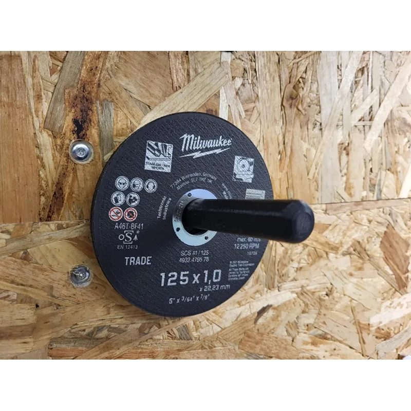 2pcs Wall-Mounted Bracket For 125mm Angle Grinders Space-Saving Tool Storage Rack Heavy-Duty Grinder Support Mount