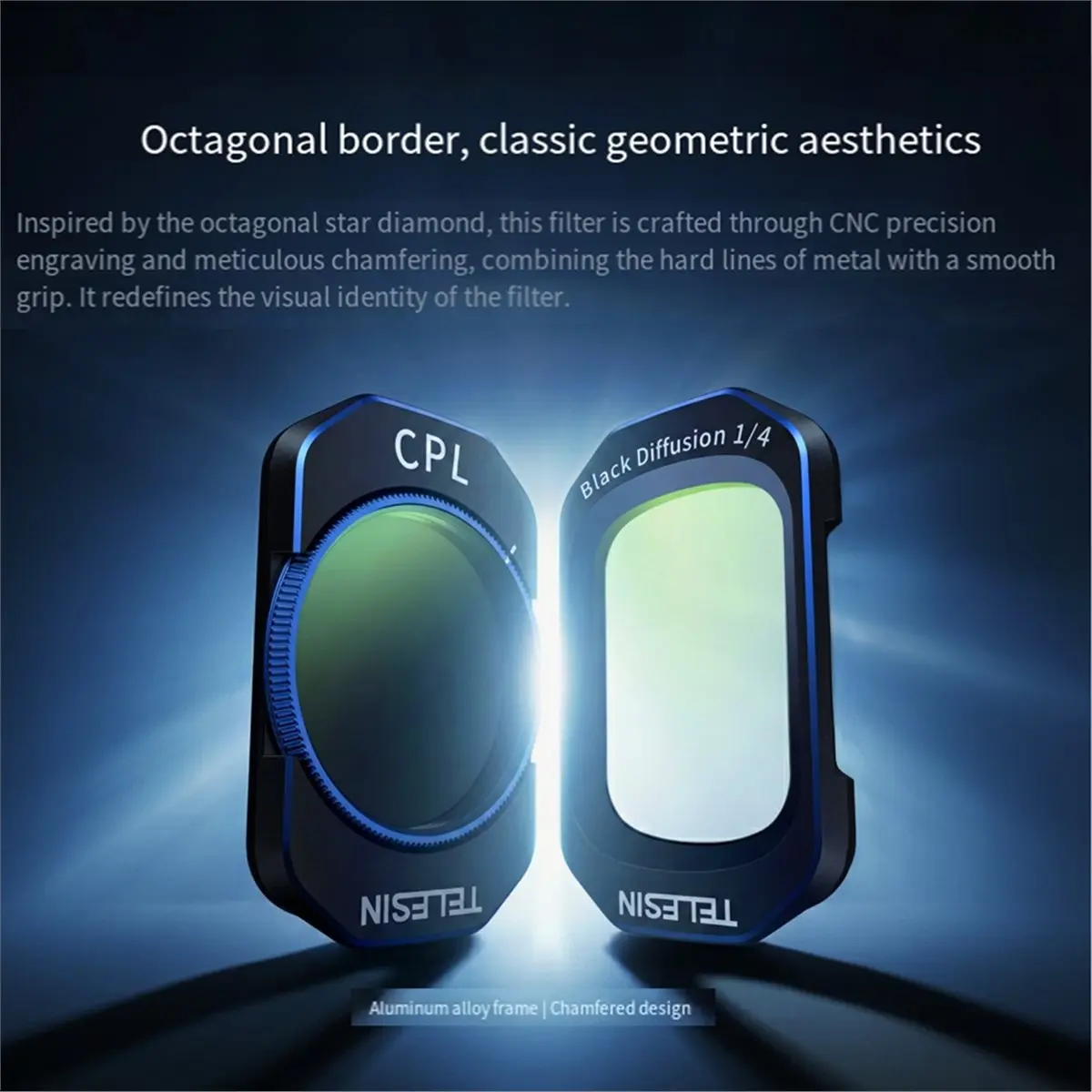 Big Discount TELESIN Lens Filter Set for DJI Pocket3 CPL+VND1-5+1/4 Black Diffusion Lens Filter Action Camera Accessories