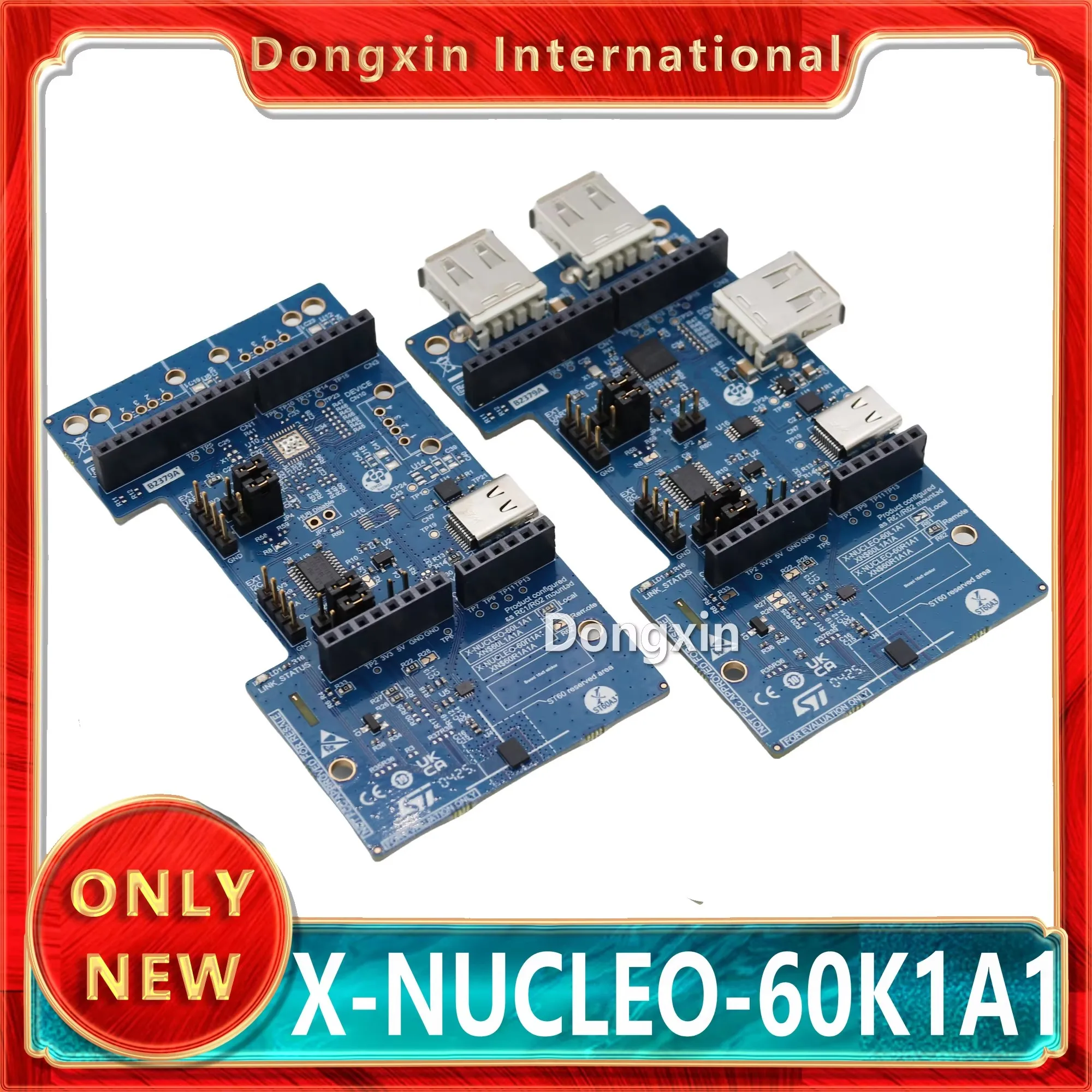 

ST X-NUCLEO-60K1A1 ST60A3H1 60 GHz V band wireless connection transceiver expansion
