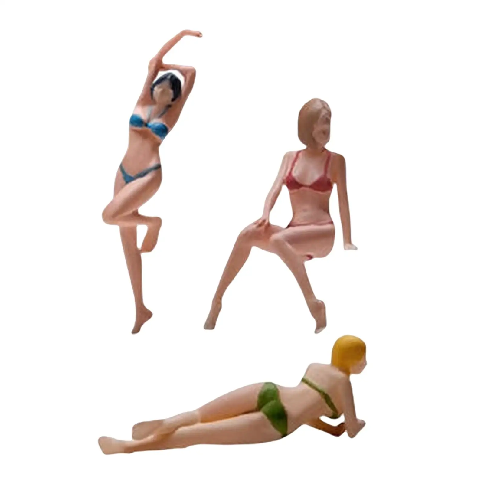 

1:64 женские фигурки, коллекция игрушек, многофункциональная имитация сцены людей