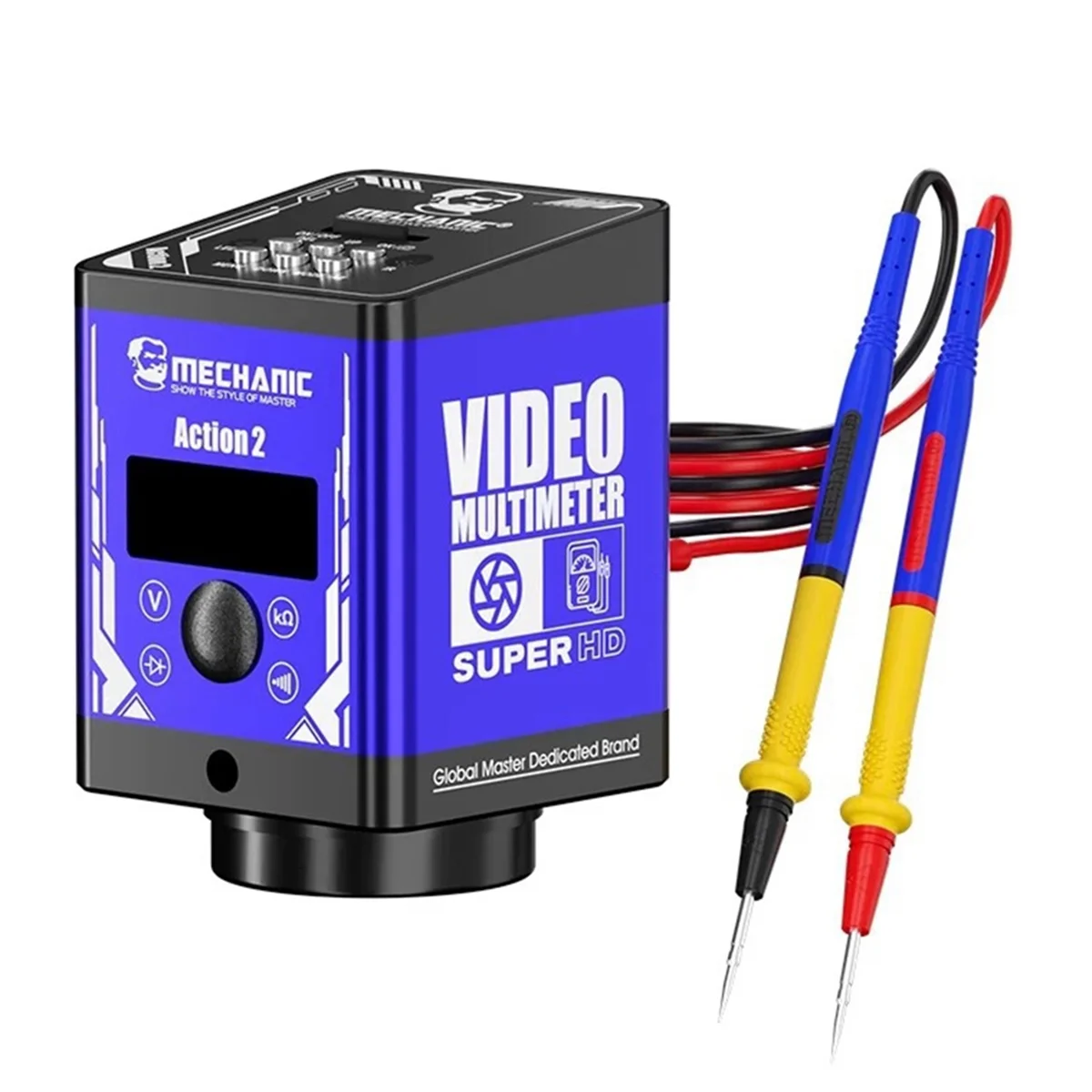 Multimètre vidéo pour Microscope AA25 Action 2, sortie USB 4K, Interface 1080P 60FPS type-c pour ensemble d'outils de réparation de PCB