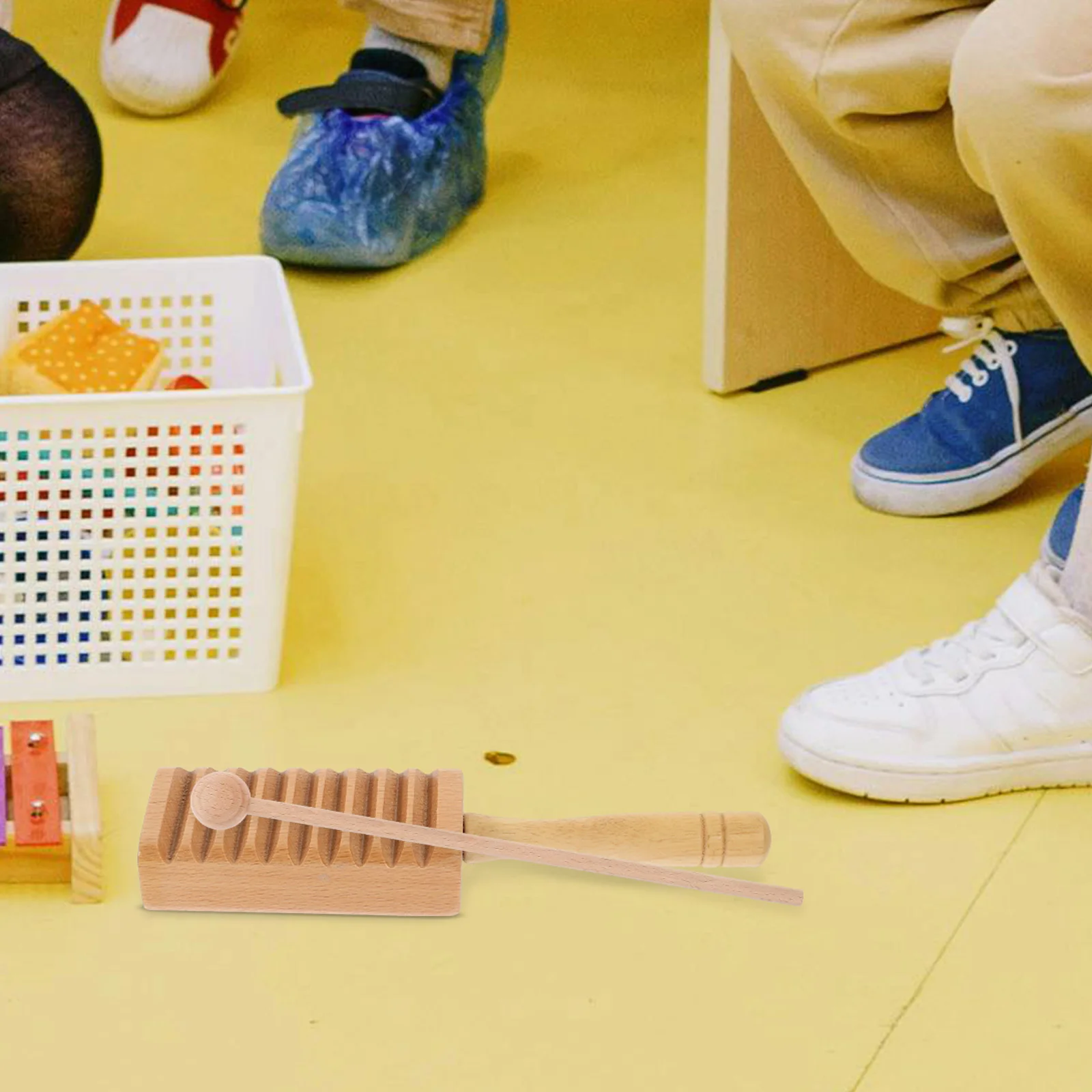 1 مجموعة 1 مجموعة خشبية جيرو قرع آلة موسيقية تعليمية لعبة الموسيقى مرحلة ما قبل المدرسة أداة التعلم