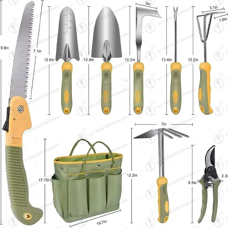مجموعة أدوات سقي مجرفة ومشط عالية الجودة، أدوات يدوية لزراعة الحديقة، مجموعة البستنة المنزلية #2