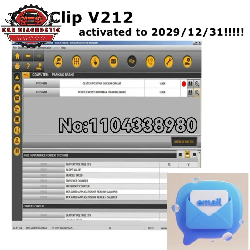 2025 أحدث SW V215 V212 V209 V220 لرينو يمكن كليب أداة تشخيصية هدايا مجانية + Reprog V191 + Dialogys V4.72 Automot #4