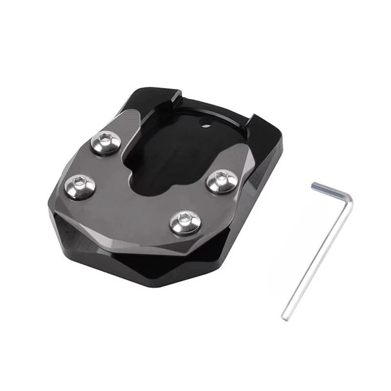 Motorcycle Kickstand Decoration For SUZUKI Let's110 QS110T-3 QS125T-7A Parking Rack Base Enlarged Pad Aftermarket Accessories view 6