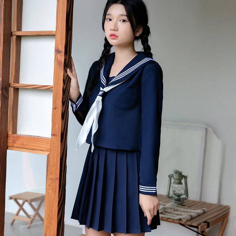 Gonna a pieghe versatile da donna Set di borse ispirate all'uniforme scolastica Abbigliamento da gioco di ruolo Ensemble in tre pezzi in stile universitario