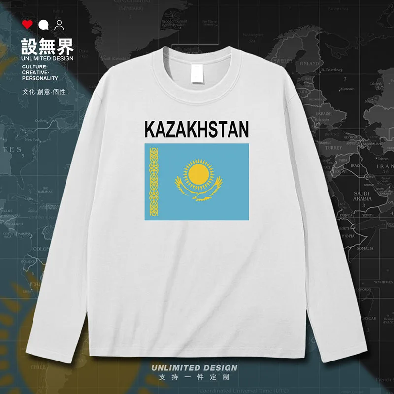 Kazakhstan Kazakh Kazakhstani KAZ mens t shirt new clothing t shirt for men shirts Short-sleeved sports fashion clothes summer