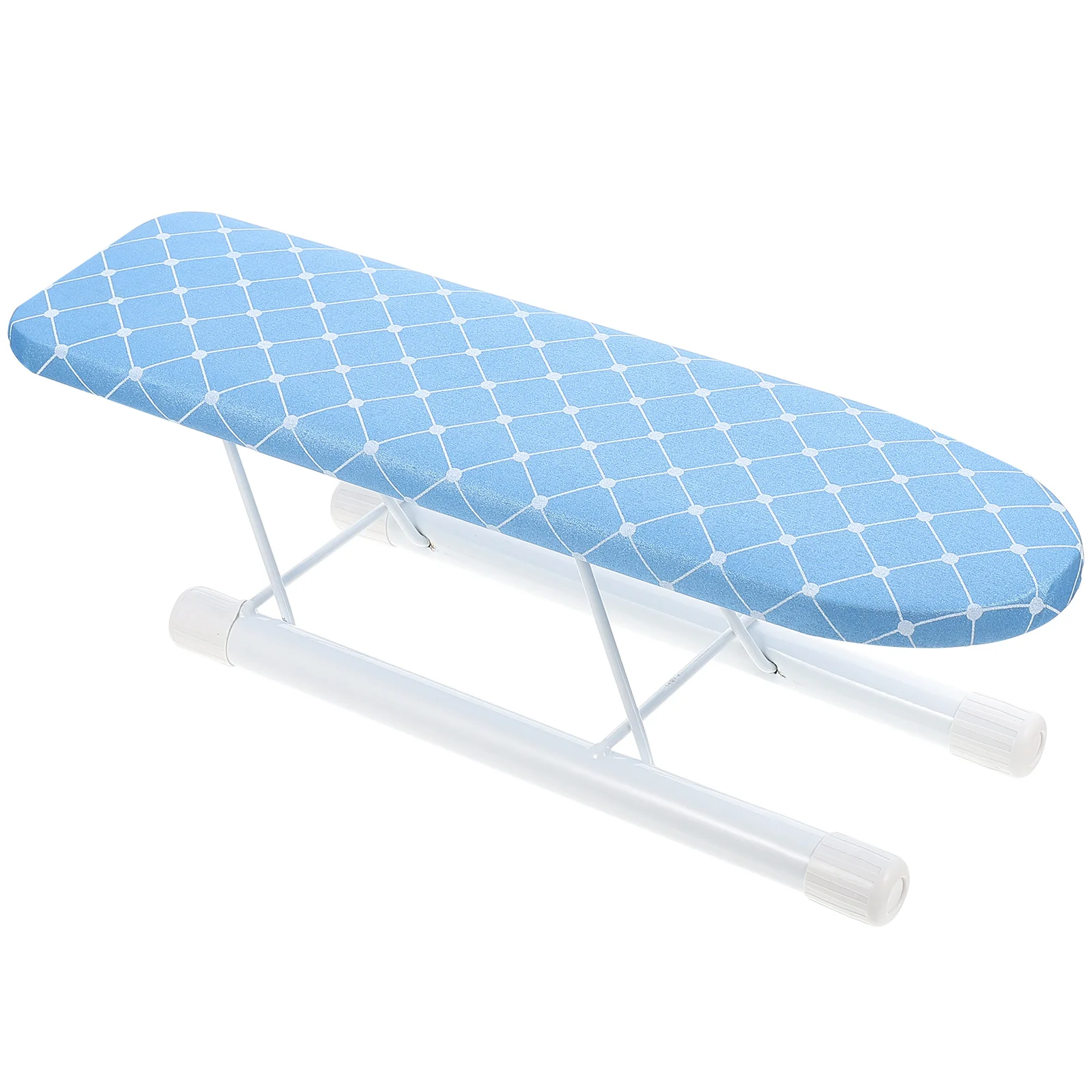 Board Ironing Mini Table Irons Tabletop Boards Small Clothing Hanger Sky-blue Fabric Travel