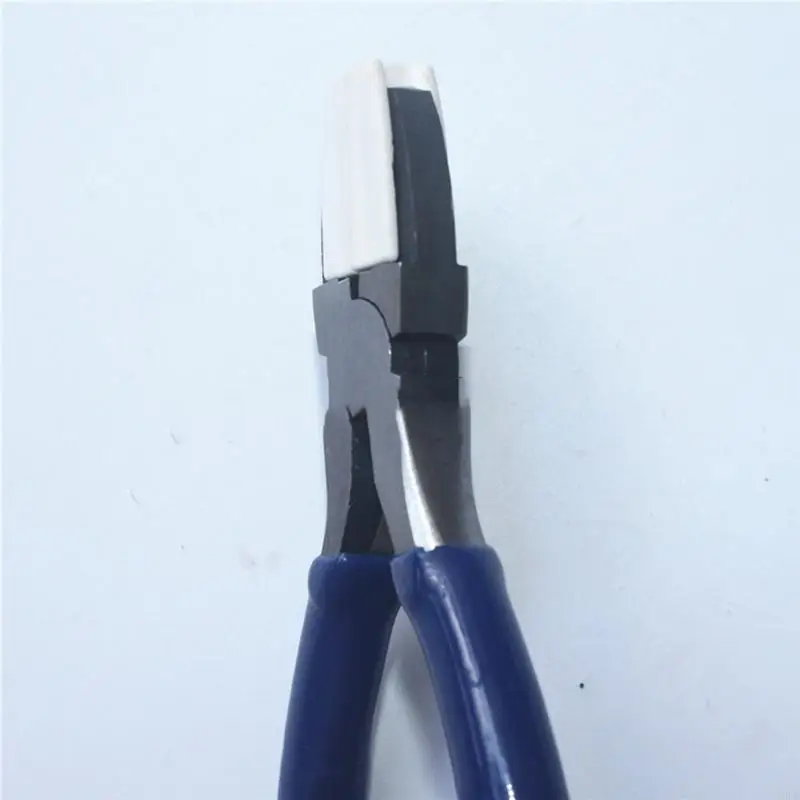 

P0UE Carbon Steel Pliers Plat Nose Pliers DIY Tools for Beading Looping Shaping Wire