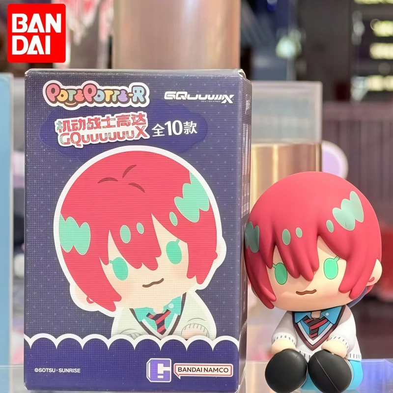 Bandai Nuevo Original Gundam Potepotte R Mobile Suit Gquuuuuux Caja Sorpresa Figura Coleccionable del Universo Century Regalo de Cumpleaños