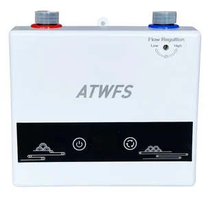 Instant Water Heater Atwfs 220V 4600W Portable Electric Bathroom Electric Heaters, Hot Water Show and Household Heating 6 Main Sales Electric Heating Portable - №4
