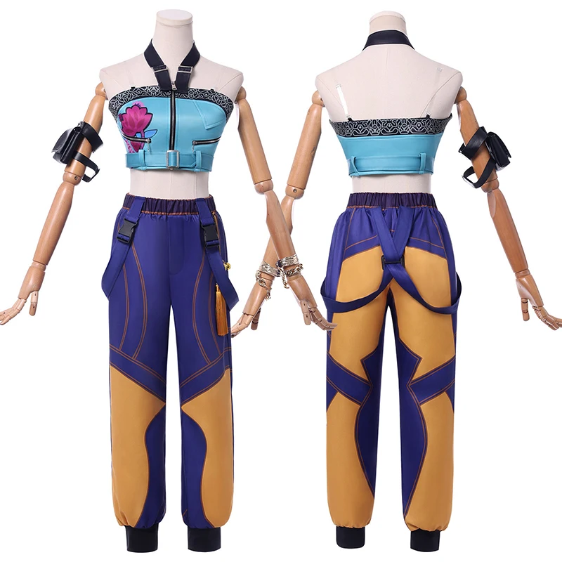 Kpop zoey cosplay traje peruca feminino meninas halloween carnaval comic-con festa role play outfits