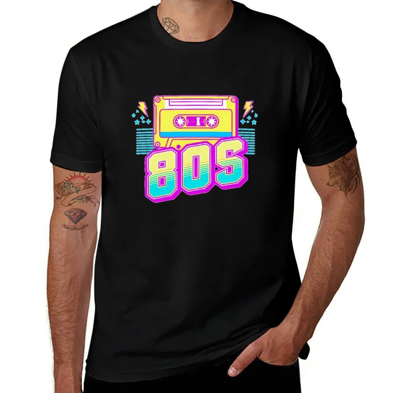 

Music 80s T-Shirt funny shirt cotton hippie clothes cotton graphic tees Men's t shirts