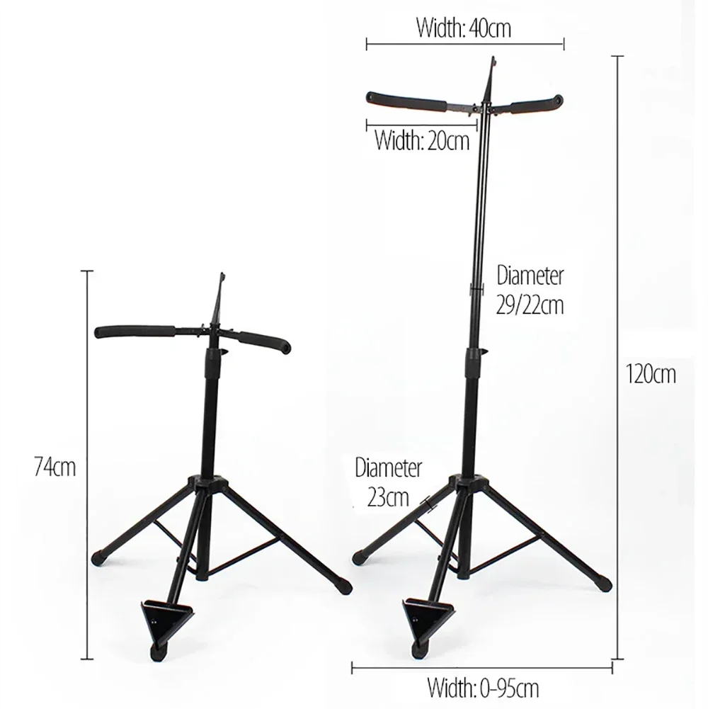 Flange FL-14 Cello Metal Stand with 4 Legged Support Stand Cello Stand Hangable Bow String Instrument Parts Accessories