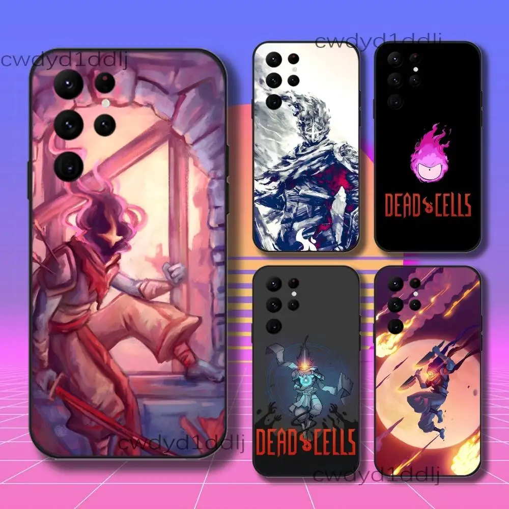 

D-Dead Cells Game Phone Case For Samsung S10,S21,FE,S21 ,S26,S25,S24,S23,Ultra,S9,S22,Plus Black Shockproof Silicone Sof