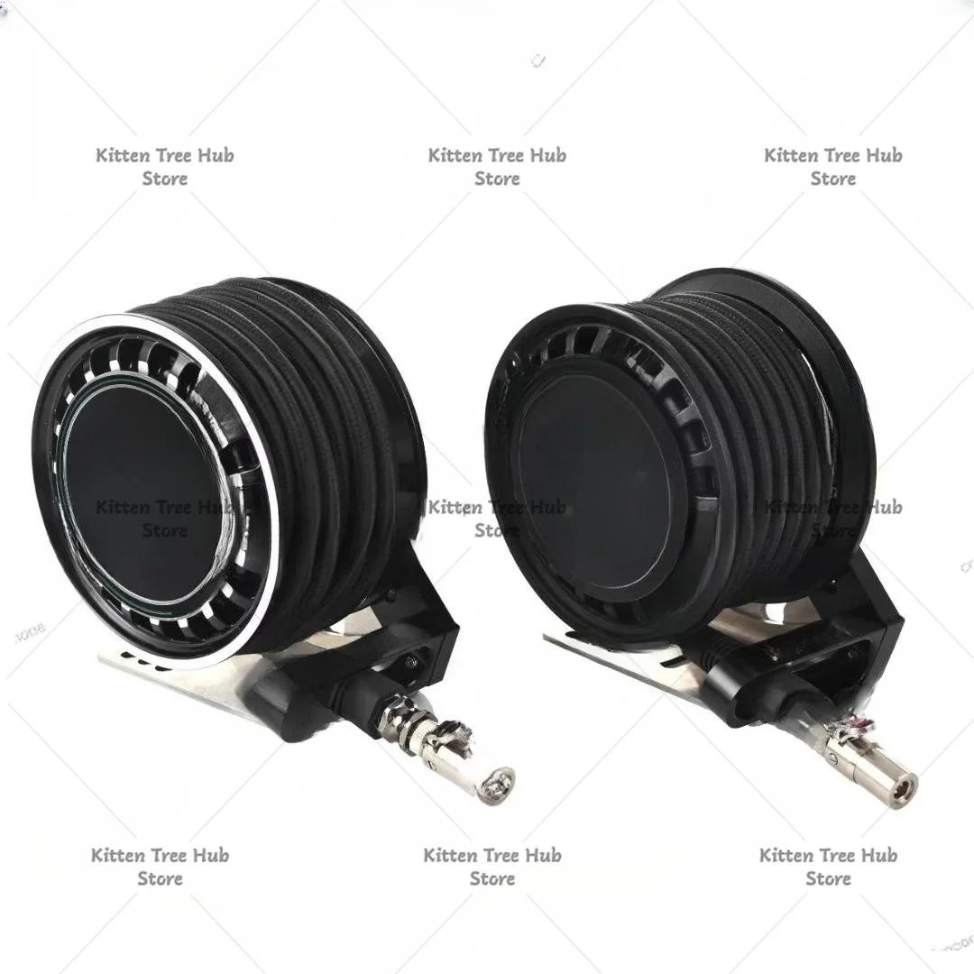 All-Terrain with Auto Retract Air Pump Hose Reel Pump Tube Storage Artifact for Off-road Pump Inflation Tube Storage 7M Pipe