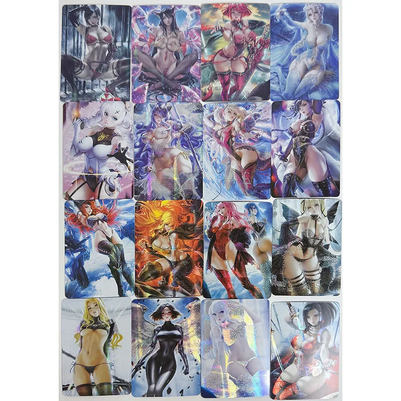 Anime Goddess Story DIY ACG Tabletop Game Refraction Collectible Card Ada Wong Lockhart Mai Shiranui Toys for boys Birthday Gift