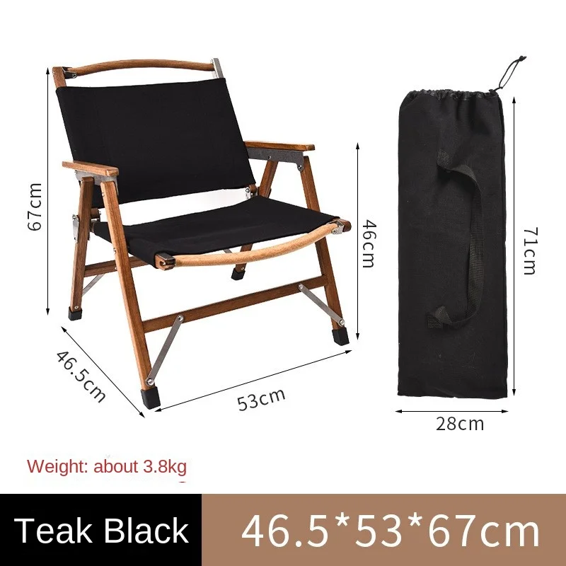 Outdoor Folding Chair Kermit Chair Teak Portable Folding Beach Chair Camping Outdoor Folding Chair Sport Silla Terraza Exterior