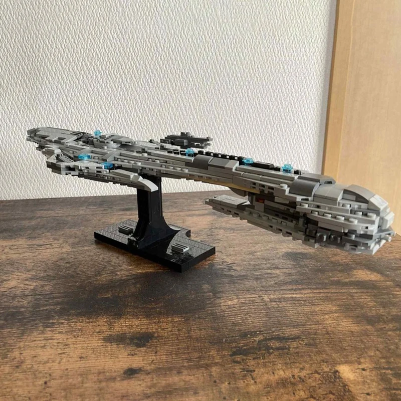 Novo 486 pçs moc halo sombra de intenta nave espacial de halo blocos de construção modelo midi-escala estrelaship conjunto brinquedos crianças adultos presente