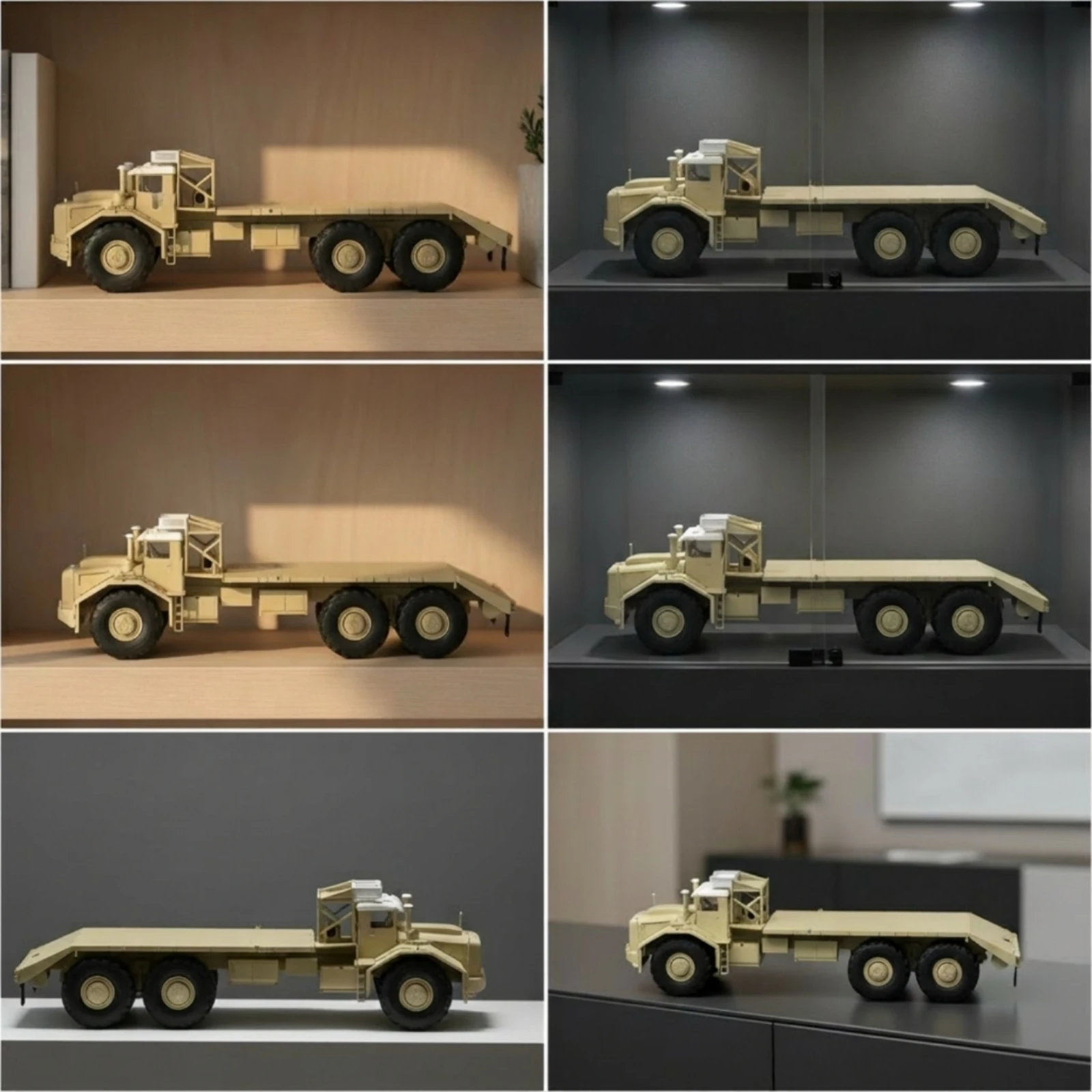 Berliet Truck Model 100 Model Detailed Exterior Flatbed Truck Model Flatbed Truck Die-Cast Collectible for Collectors