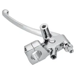 Temashadu left clutch handle, brake lever, turtle king bracket 25m'm, motorcycle accessory, suitable for Harley CB400, 25mm