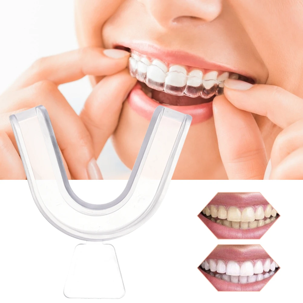 Silicone Braces Cold Light Whitening Dental Trays Prevent Tooth Grinding At Night Cushion Protect Gums Prevent Teeth Grinding